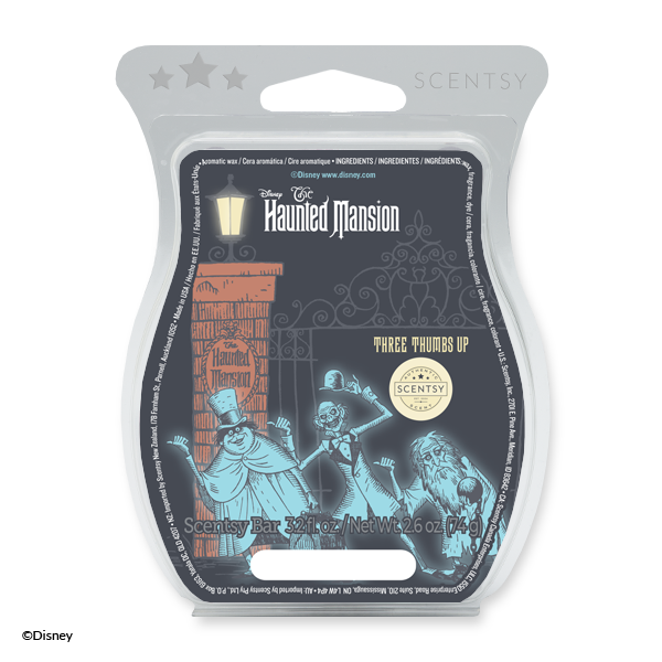 Scentsy Bar Disney The Haunted Masion Three Thumps Up