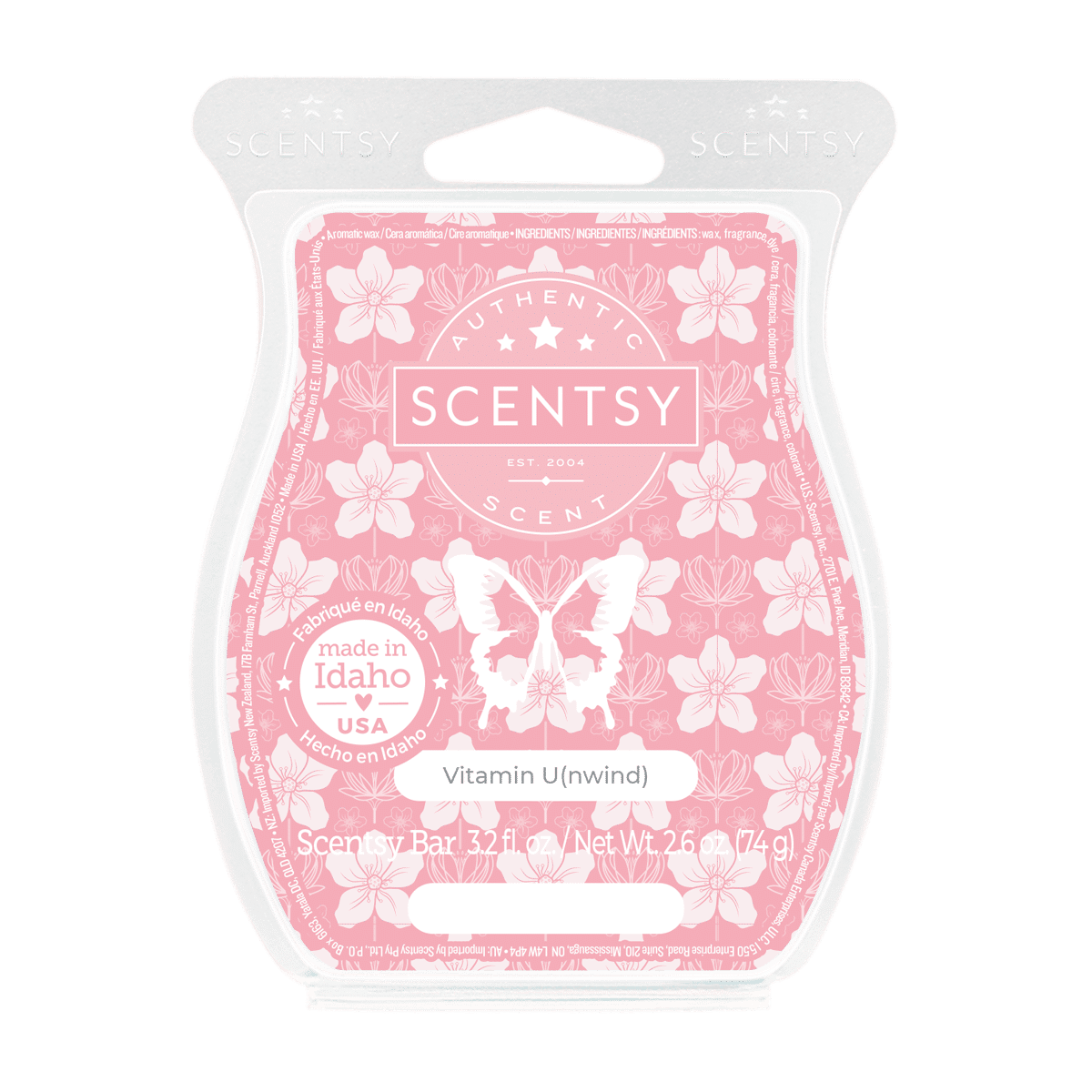 Scentsy Bar Vitamin U(nwind)