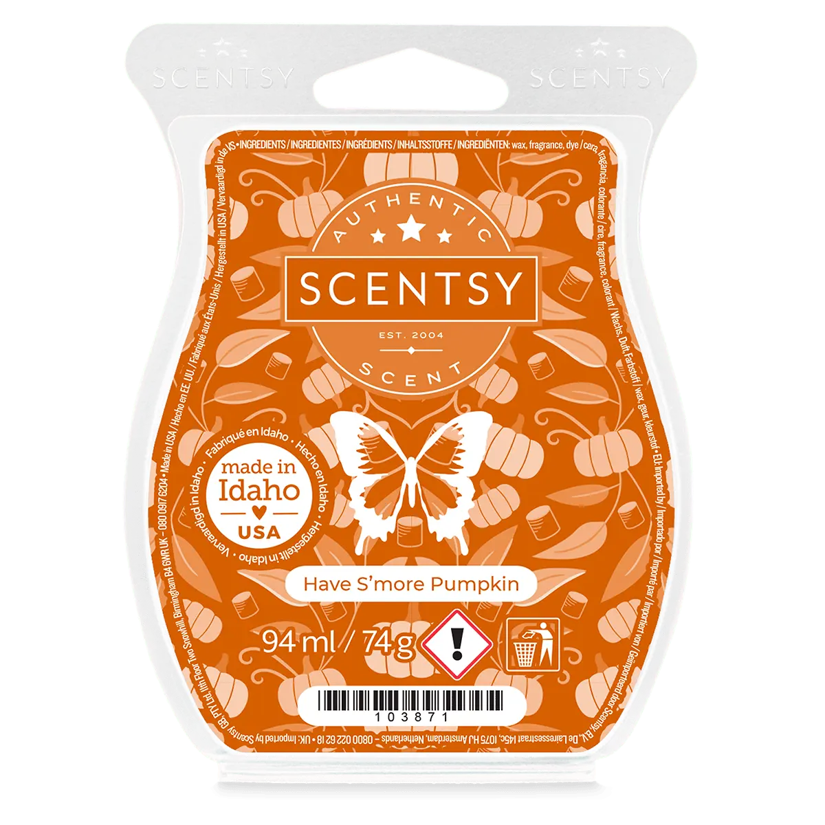 Scentsy Bar Have S'more Pumpkin