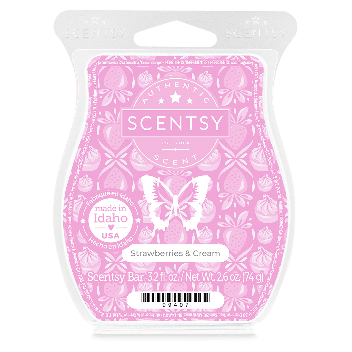Scentsy Bar Strawberrys Cream