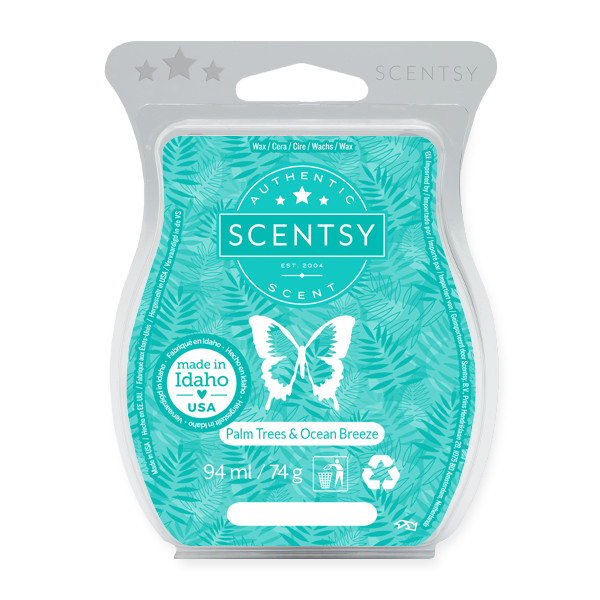 Scentsy Bar Palm Trees & Ocean Breeze